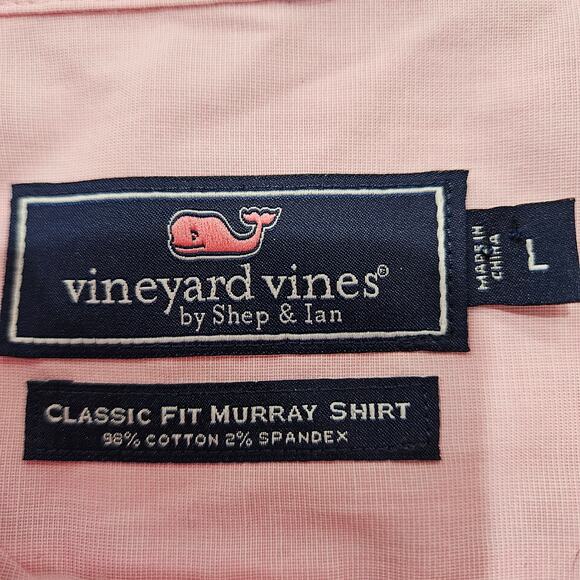 Men's Vineyard Vines Long Sleeve Dress Shirt Size Large - Picture 2 of 8